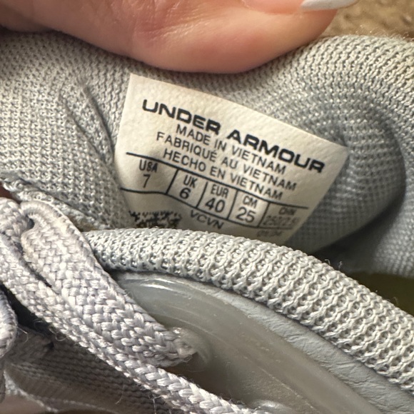 Under Armour Men’s Gray Baseball Turf Shoes - Picture 2 of 6